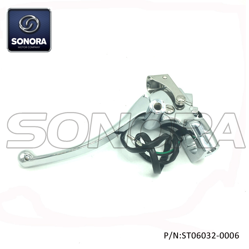 ST06032-0006 ZNEN ZN50QT-E1 RETRO Left lever (4) ST06032-0006 ZNEN ZN50QT-E1 RETRO Palanca izquierda (4)