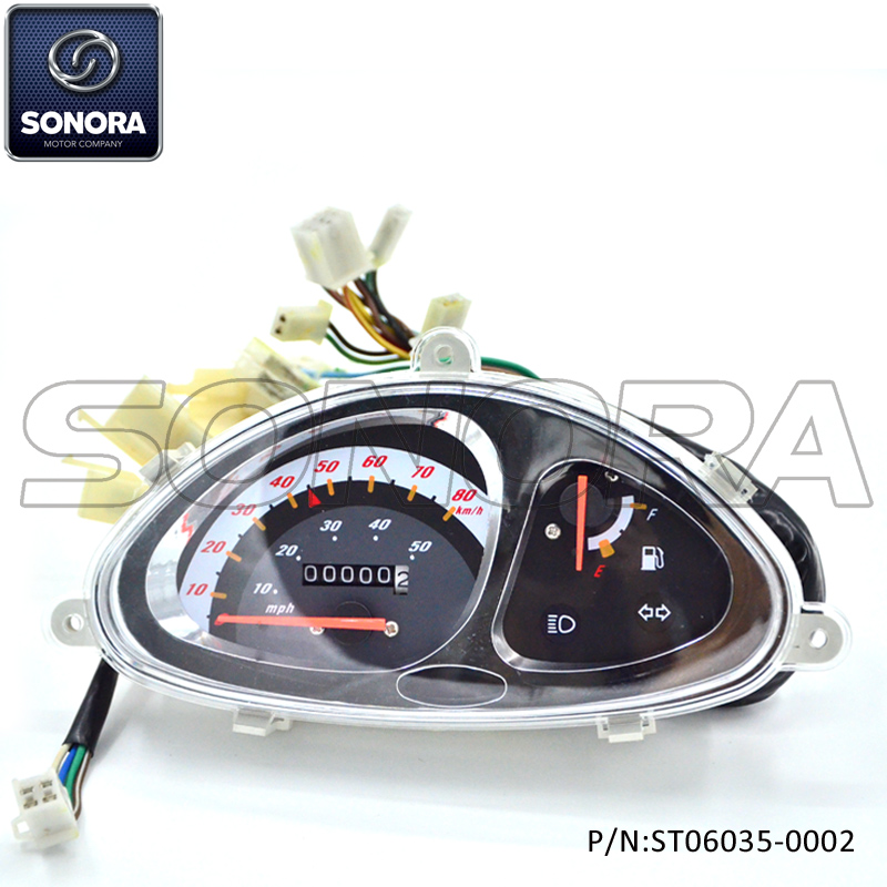 ST06035-0002 BAOTIAN Spare part BT49QT-9R1Speedometer,Odometer (1) ST06035-0002 BAOTIAN Repuesto BT49QT-9R1 Velocímetro, cuentakilómetros (1)