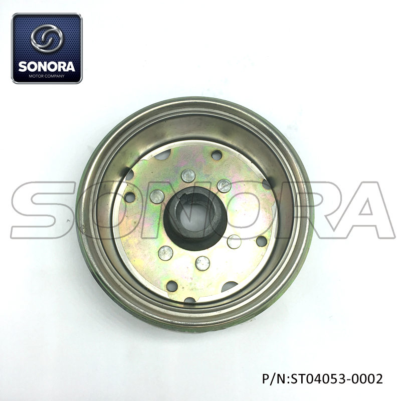 ST04053-0002 GY6 125,152QMI BT125 8 Poles Fly wheel (3) ST04053-0002 GY6 125,152QMI BT125 Volante volante 8 polos (3)