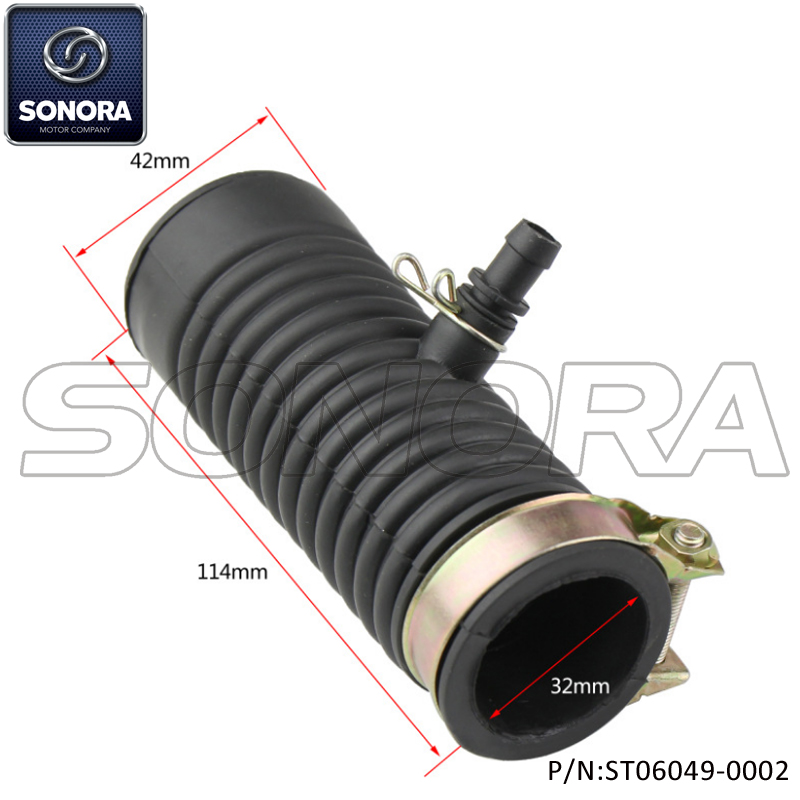 ST06049-0002 139QMA GY6-52 Air Breather Tube Type C (6) ST06049-0002 139QMA GY6-52 Tubo de ventilación de aire tipo C (6)