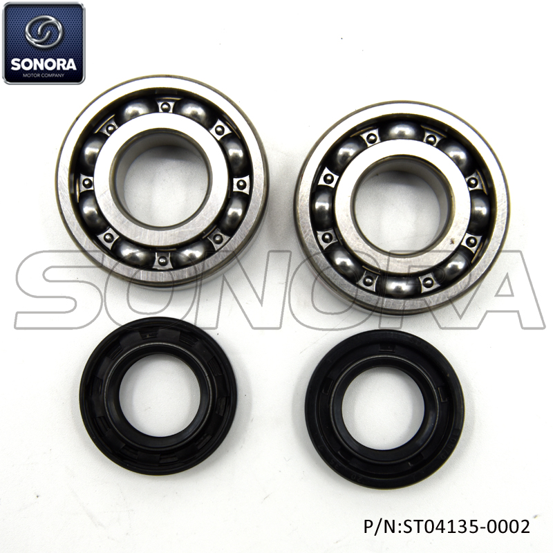 Derbi Senda Crank Sharf Bearing Set Incl. Oil Seals Derbi Senda Juego de cojinetes Sharf de manivela incl. Sellos de aceite