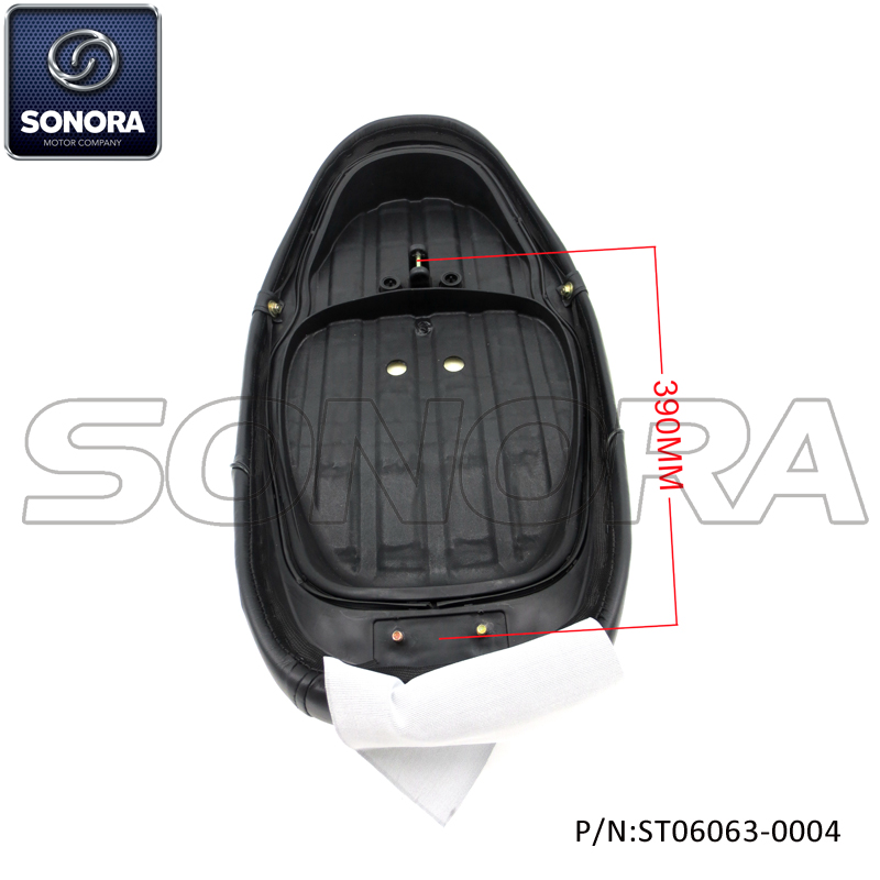 ST06063-0004 ZNEN SPARE PART ZN50QT-E1 Black seat (5) ST06063-0004 ZNEN REPUESTO ZN50QT-E1 Asiento negro (5)