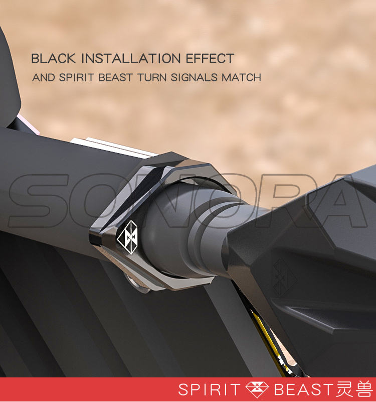 SPIRIT BEAST steering light base (2) Base de luz de dirección SPIRIT BEAST (2)