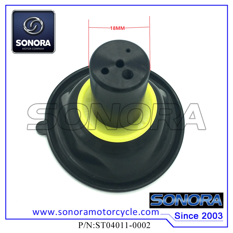 ST04011-0002 139QMA GY6 50,60,80 18MM Carburettor Diaphragm (1) ST04011-0002 139QMA GY6 50,60,80 Diafragma de carburador 18MM (1)