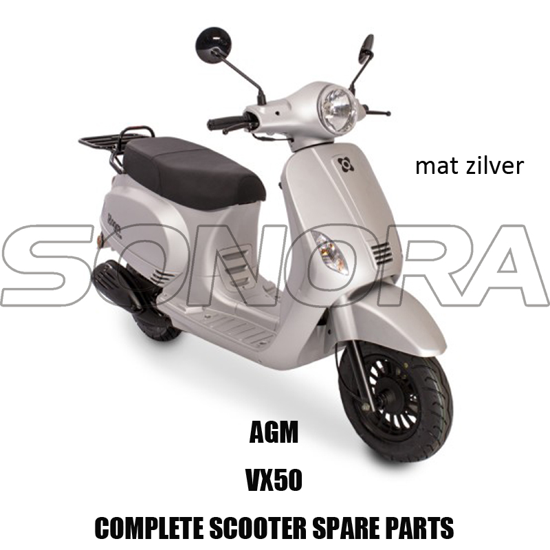 AGM VX50-mat zilver AGM VX50-mat zilver