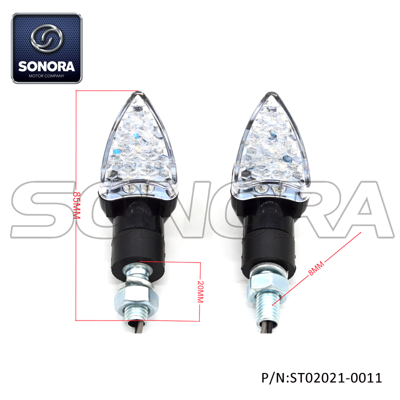 ST02021-0011 Plastic Shell, 25 LED E-mark LED Light (1) ST02021-0011 Carcasa de plástico, luz LED con marca E de 25 LED (1)