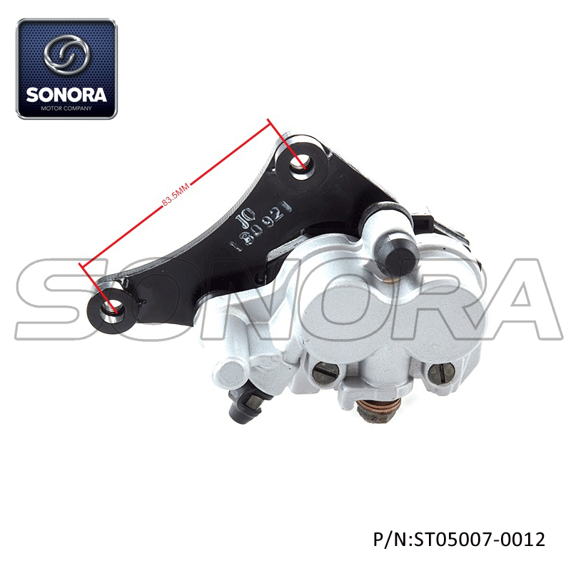 ST05007-0012 Front Right Brake Caliper for QINGQI QM125-2D (2) ST05007-0012 Pinza de freno delantera derecha para QINGQI QM125-2D (2)