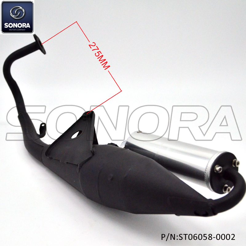 ST06058-0002 BAOTIAN SPARE PART BT49QT-9F3, city Exhaust (4) ST06058-0002 REPUESTO BAOTIAN BT49QT-9F3, Escape de ciudad (4)