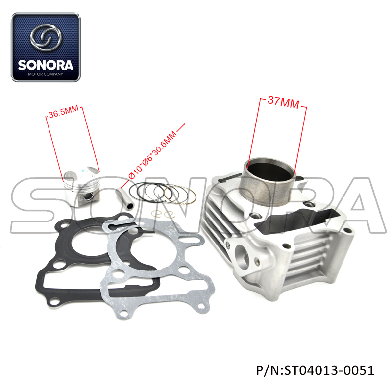 ST04013-0051 Cylinder kit for SYM, PEUGEOT 4T AMA (1) ST04013-0051 Kit de cilindros para SYM, PEUGEOT 4T AMA (1)