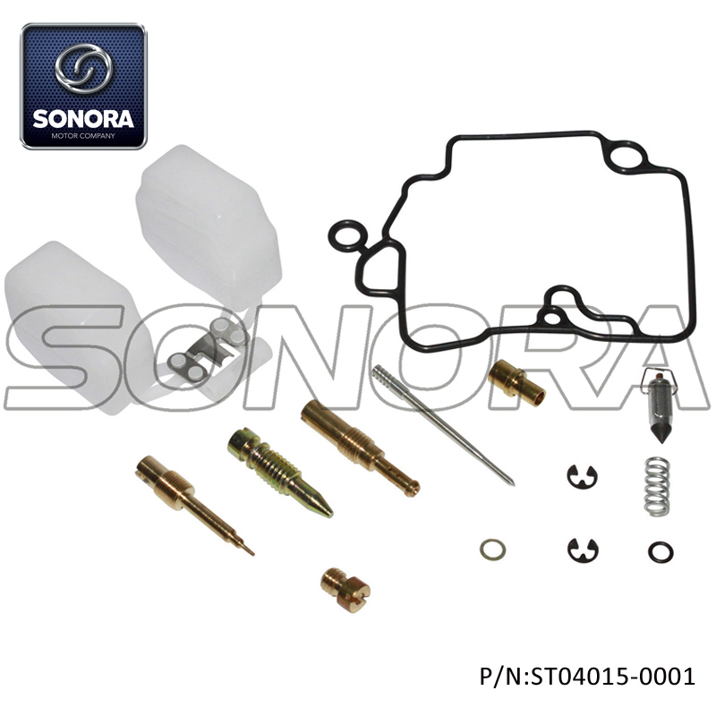ST04015-0001 CARBURETOR Repair kit for GY6 50 139QMA ST04015-0001 Kit de reparación CARBURADOR para GY6 50 139QMA
