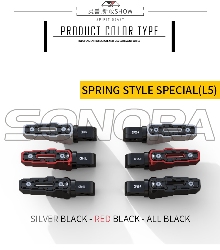 SPIRIT BEAST rear pedal (1) Pedal trasero SPIRIT BEAST (1)