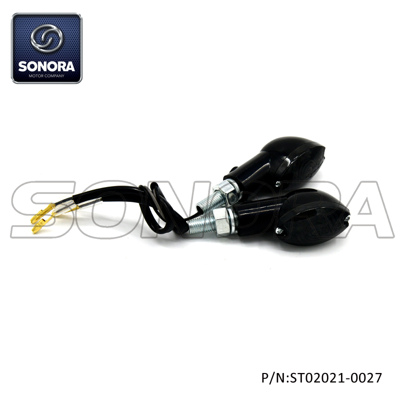 E-MARK LED Turning Light Smoke Lens Body Black E-MARK Luz giratoria LED Cuerpo de lente ahumado Negro