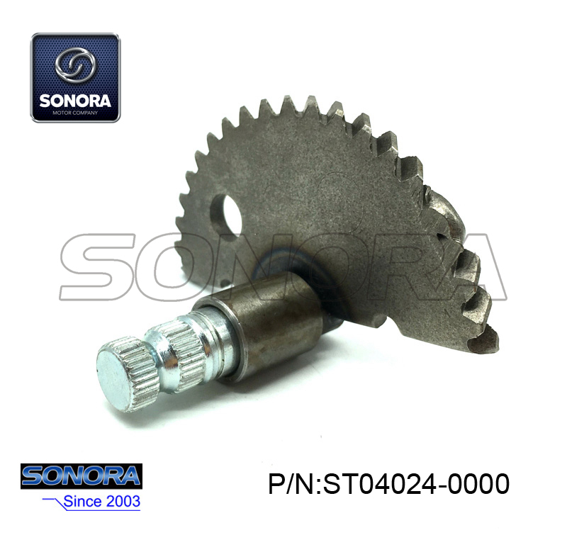 ST04024-0000 GY6-50 139QMA,B Kick Start Shaft Gear 2 ST04024-0000 GY6-50 139QMA, B Engranaje del eje de arranque a patada 2