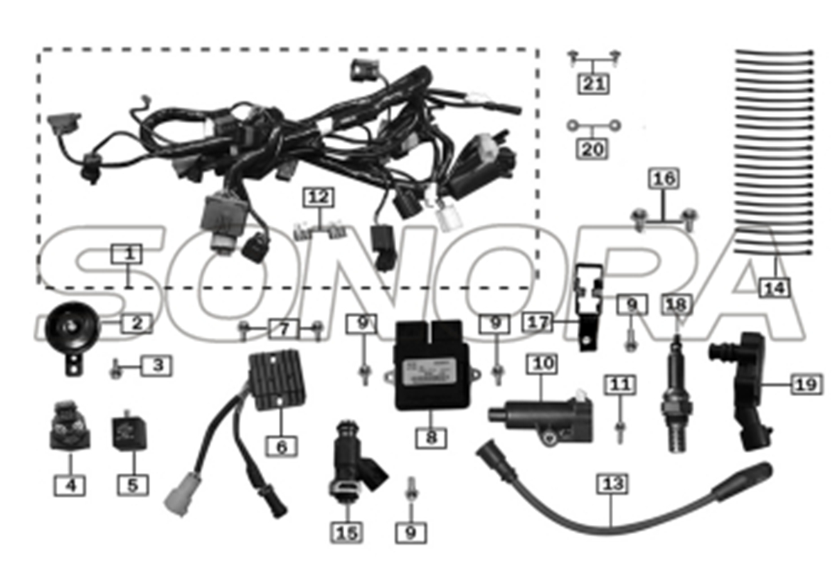 Electric parts Partes electricas