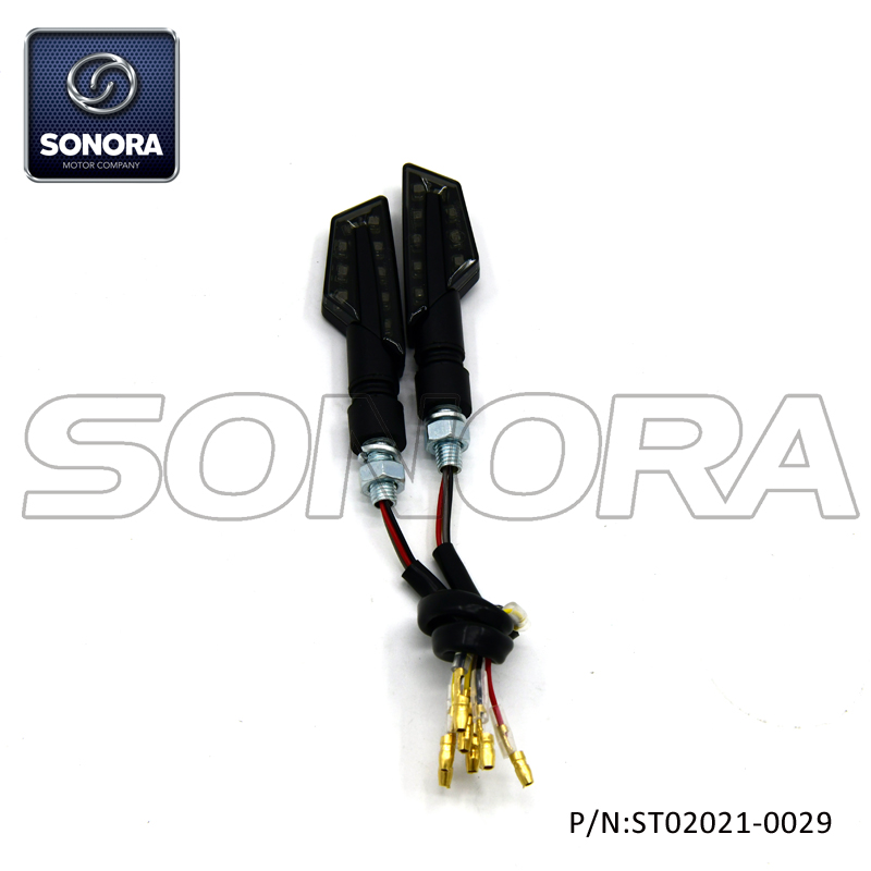 E-mark LED Winker Smoke Lens, Black Body Lente E-mark LED Winker Smoke, cuerpo negro