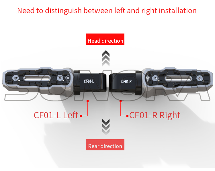SPIRIT BEAST rear pedal (3) Pedal trasero SPIRIT BEAST (3)