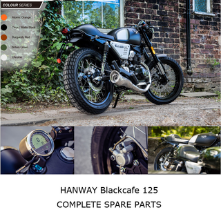 HANWAY Blackcafe 125 Complete Motorcycle Spare Parts