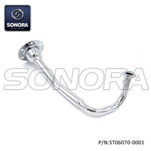 139QMA GY6-50 Exhaust front pipe model-0001 (P/N: ST06070-0001) Top Quality