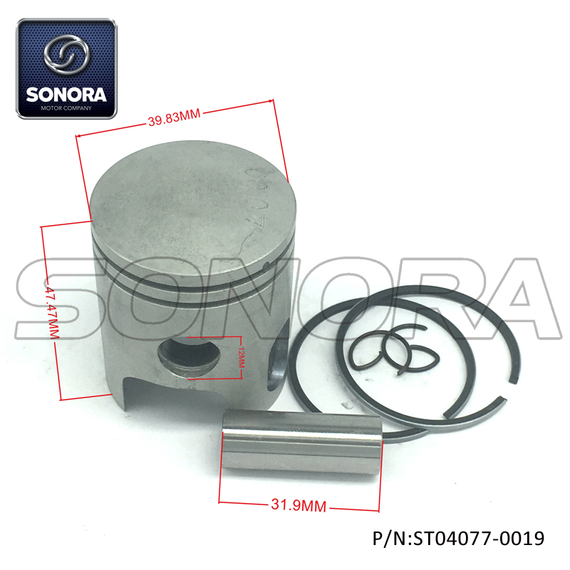 ST04077-0019 Kit de pist&oacute;n para YAMAHA DT50 40MM (1)