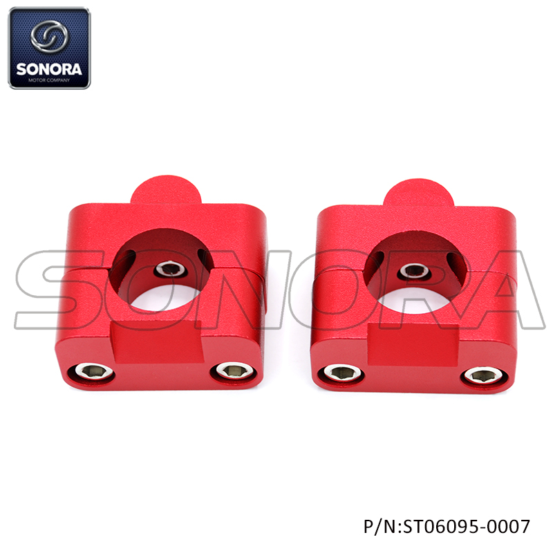 Universal CNC Motorcycle Dirt Bike Handle Bar Clamp Red(P/N:ST06095-0007) Top Quality