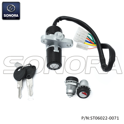 Derbi senda Rieju lock set 6 wires(P/N:ST06022-0071) Top Quality