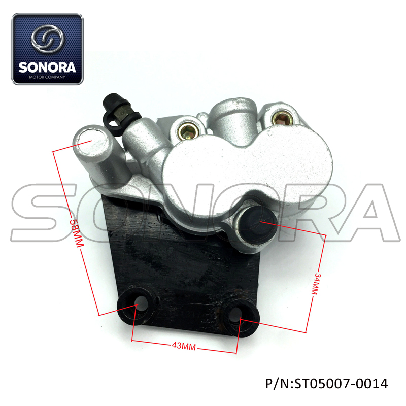 ST05007-0014 Freno delantero PARA BAOTIAN BT49QT-12C, doble pist&oacute;n (1)