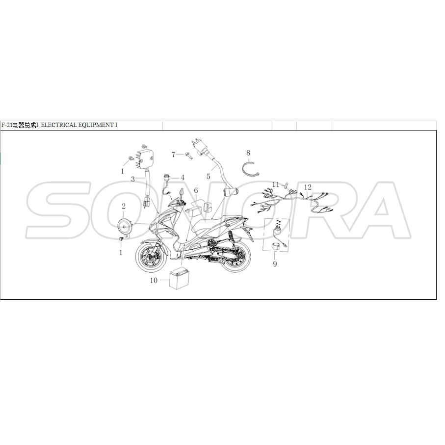 EQUIPO EL&Eacute;CTRICO I Para LONGJIA