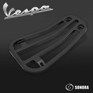 Premium quality CNC Luggage rack for Vespa GTS black (P/N:ST06042-0081) Top Quality