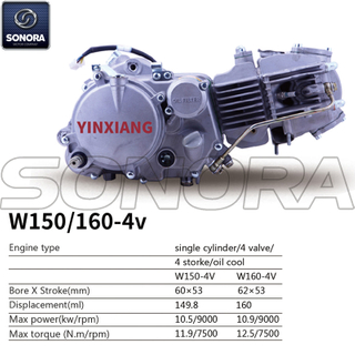 Yinxiang Engine W160-4v BODY KIT ENGINE PARTS COMPLETE SPARE PARTS ORIGINAL SPARE PARTS