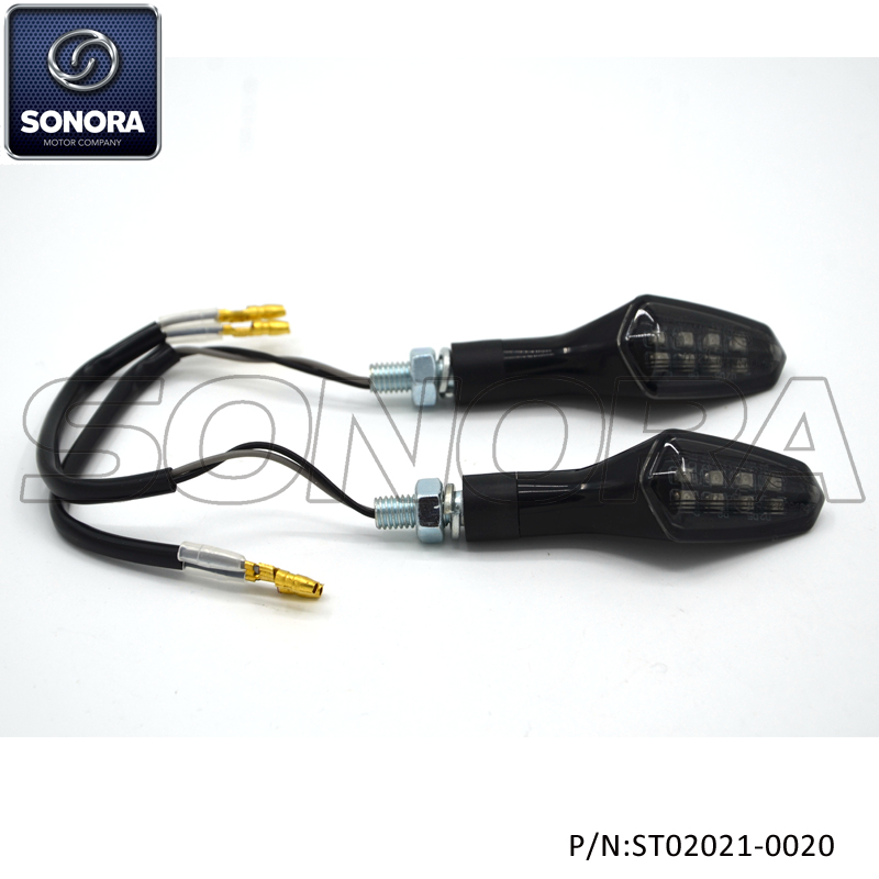 ST02021-0020 Frontal 8, SMD, Posterior 2 SMD, Luz &aacute;mbar, PCB negro, Lente ahumada, Soldadura ultras&oacute;nica, E-mark LED L (1)