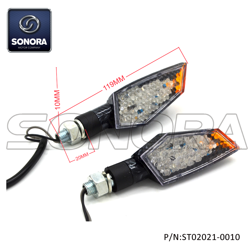 ST02021-0010 Carcasa de pl&aacute;stico, luz LED con marca E de 25 LED (2)