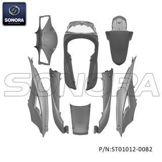 Fairings Kit SYM Symphony SR125 8 pieces - mate grey AG(P/N:ST01012-0082) top quality