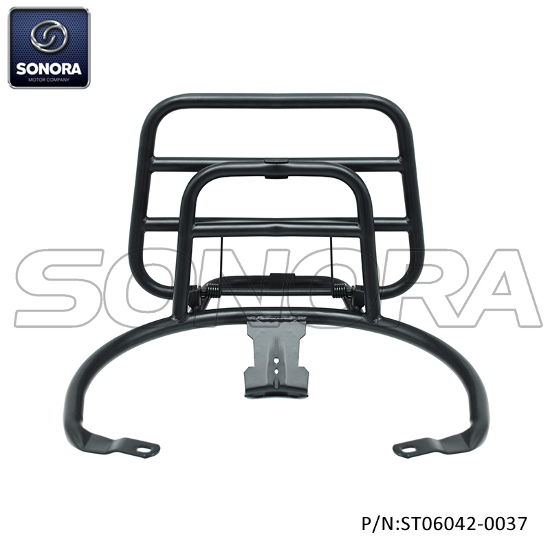 VESPA Primavera Rear carrier-Matt black (P/N: ST06042-0037） Top Quality 