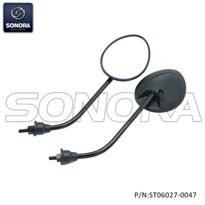 Mirror set Piaggio Zip left & right (long model)（P/N:ST06027-0047 ) Top Quality