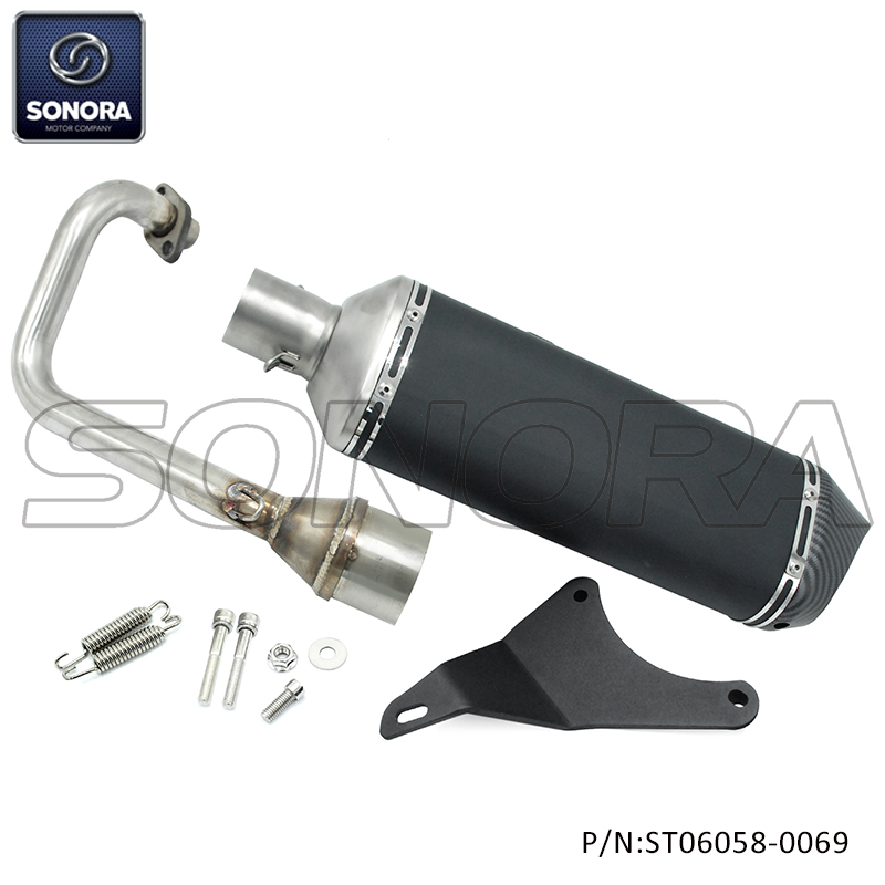 Exhaust for Piaggio 2V scooter (P/N:ST06058-0069) Top Quality