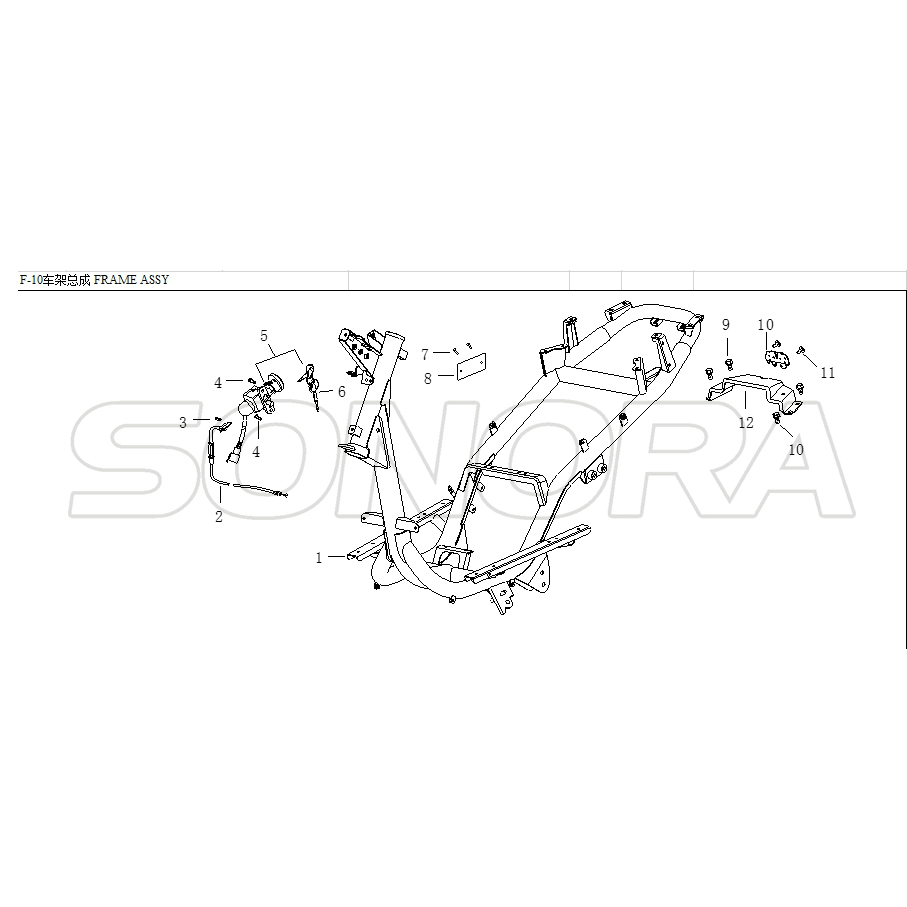 CONJUNTO DE MARCO para LONGJIA