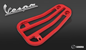  Premium quality CNC Luggage rack for Vespa Sprint Primavera red (P/N:ST06042-0079) Top Quality