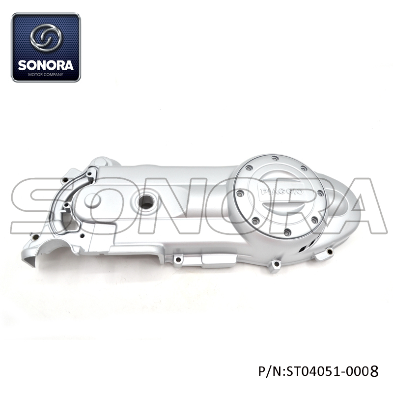 Tapa del c&aacute;rter izquierdo Vespa Primavera-Plata