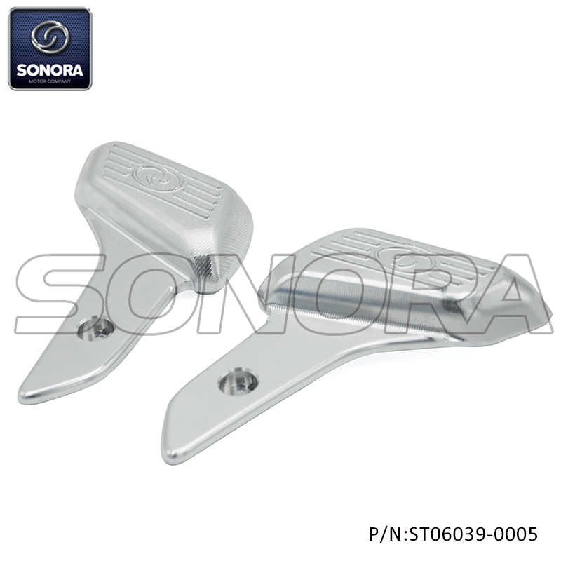 VESPA SPRINT CNC FOOT REST silver(P/N:ST06039-0005) top quality