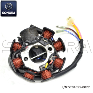 GY6-125 8 Poles 4 wires Stator (P/N: ST04055-0022) Top Quality