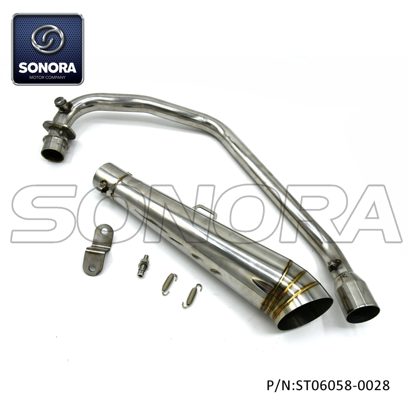 Escape cl&aacute;sico de acero inoxidable KIDEN Rocketman