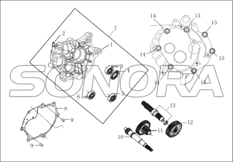 CAJA DE MISI&Oacute;N Y EJE DE TRANSMISI&Oacute;N para LONGJIA