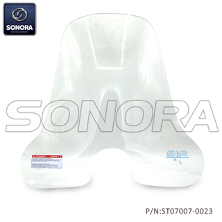 Grande Retro Torino High Windshield with Mounting Set Transparent (P/N:ST07007-0023) Original Quality