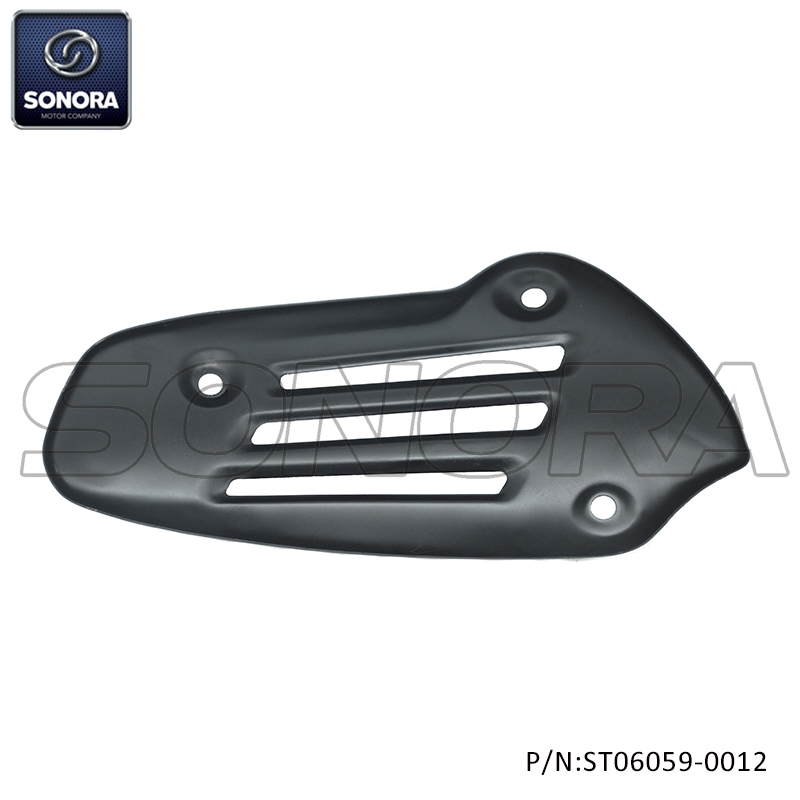 Heat shield protector Vespa Primavera Sprint gloss black (P/N:ST06059-0012) Top Quality