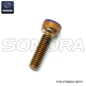 Stainless steel M6x20 high quality rainbow color(P/N:ST08004-0074) High Quality