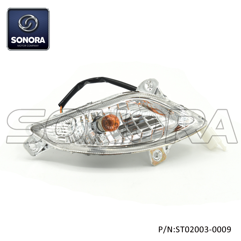 50QT-30A (RIVA) Lente transparente Luz intermitente delantera izquierda