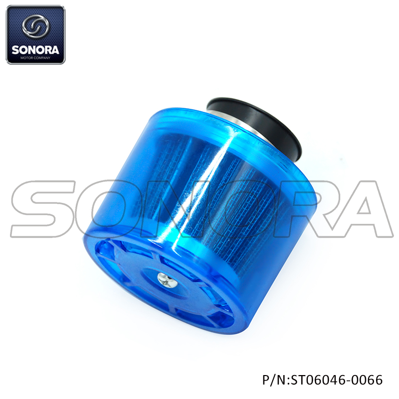  Air filter 35mm straight blue shield(P/N:ST06046-0066 ） Top Quality 